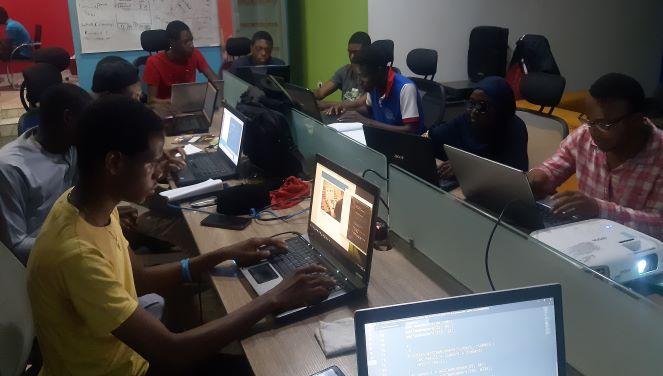 sabi programmers academy students, Sabi Coworking Space in Akure, Ondo state